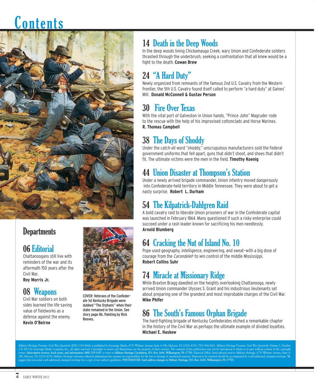 Civil War Quarterly Preview Pages