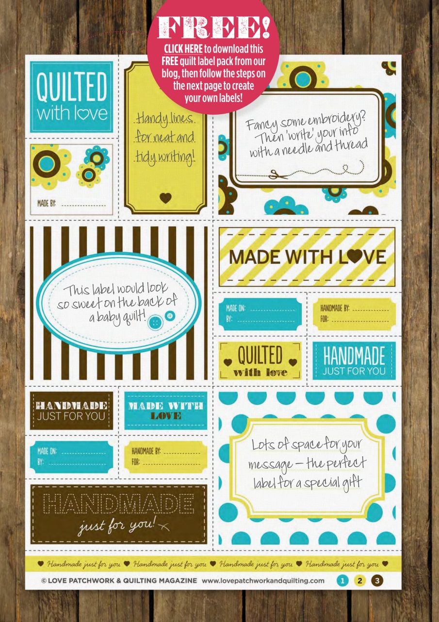 Love Patchwork & Quilting Preview Pages