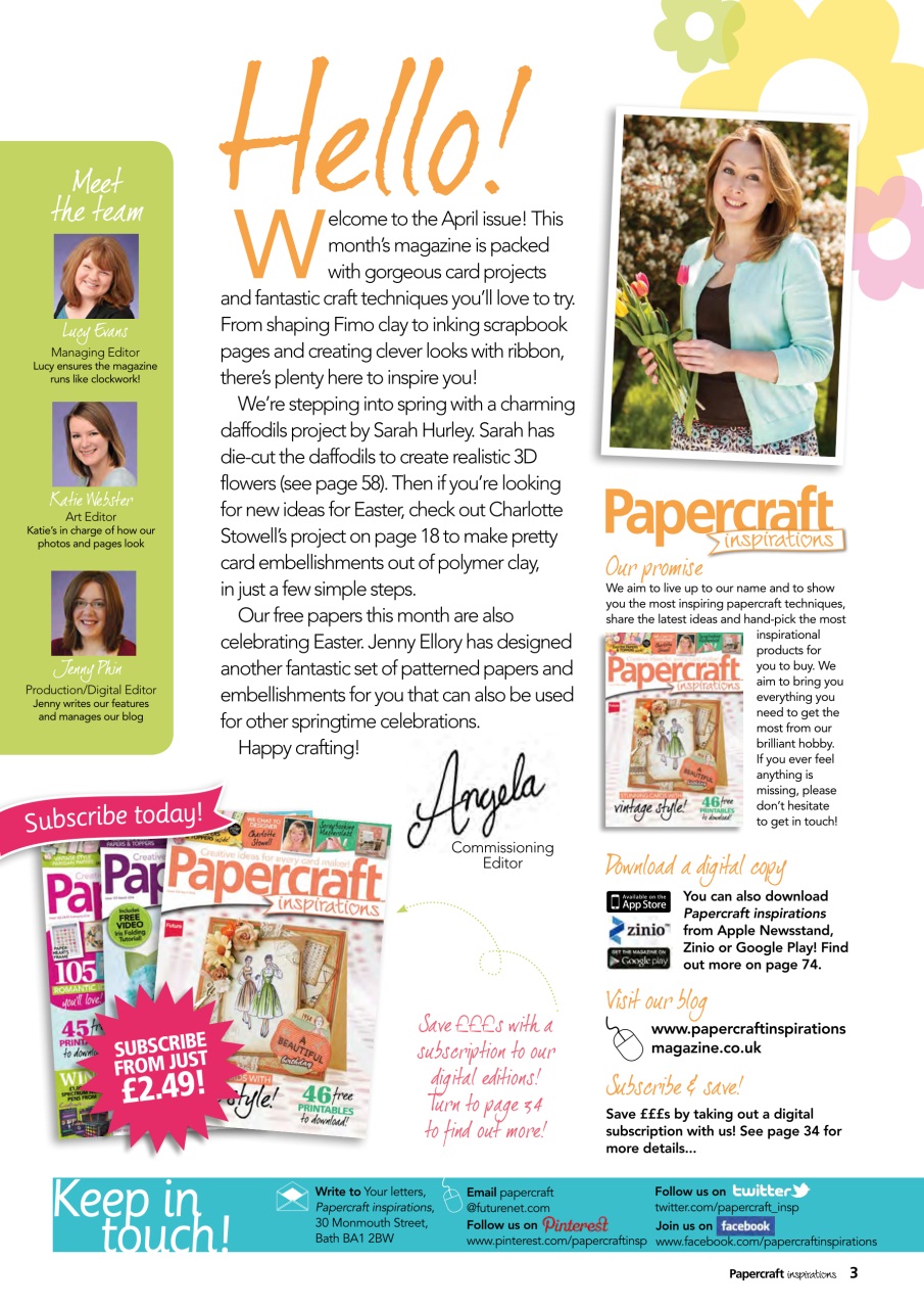 Papercraft Inspirations Preview Pages