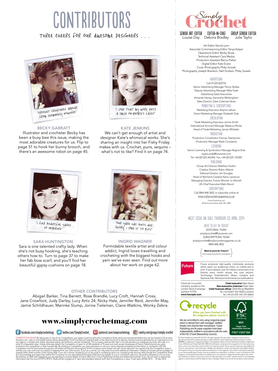 Simply Crochet Preview Pages