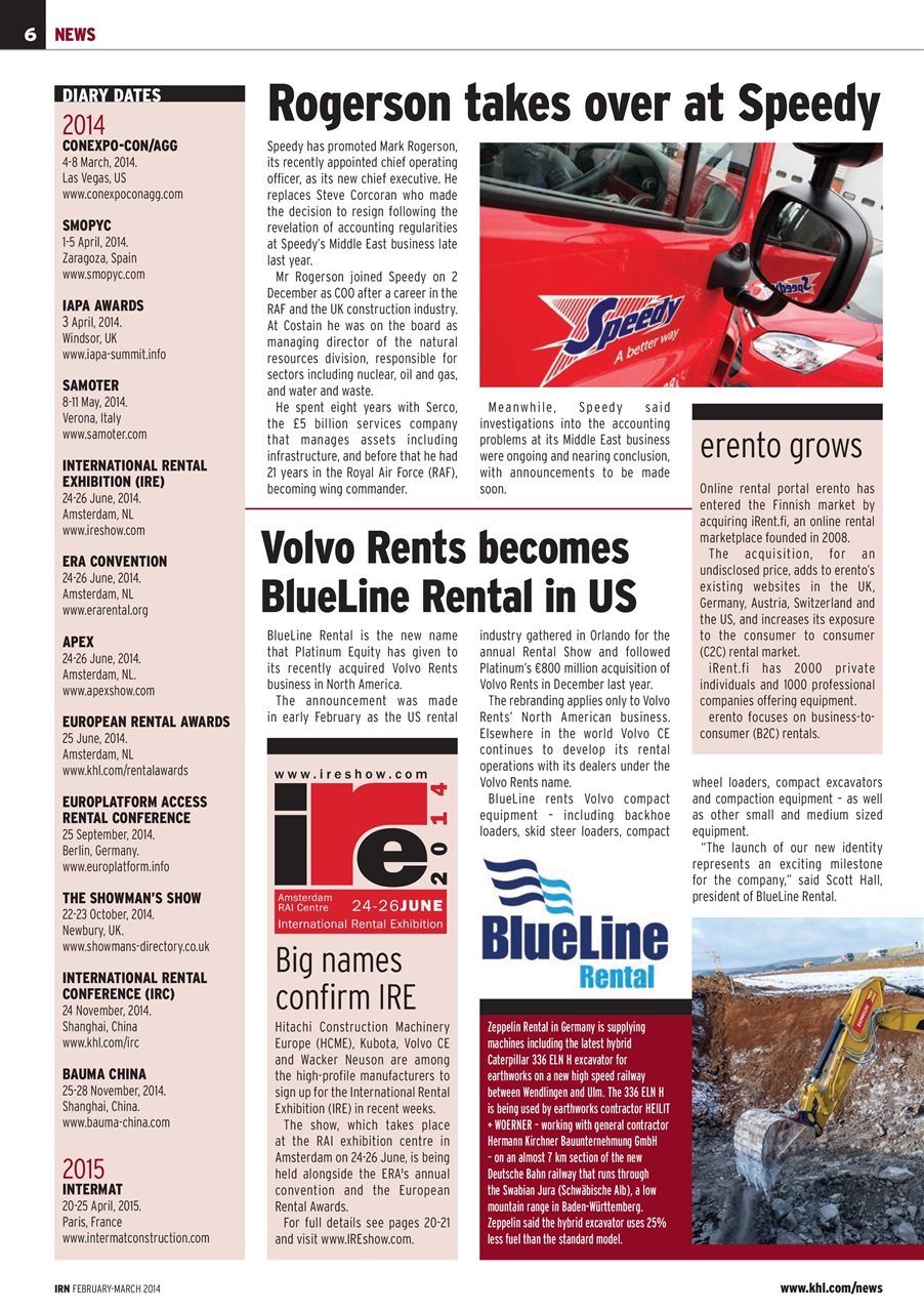 International Rental News Preview Pages