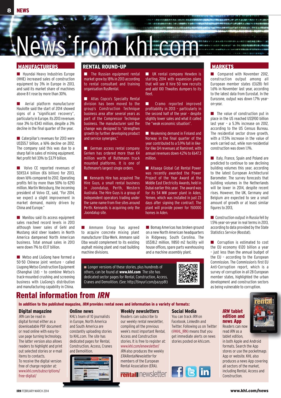 International Rental News Preview Pages