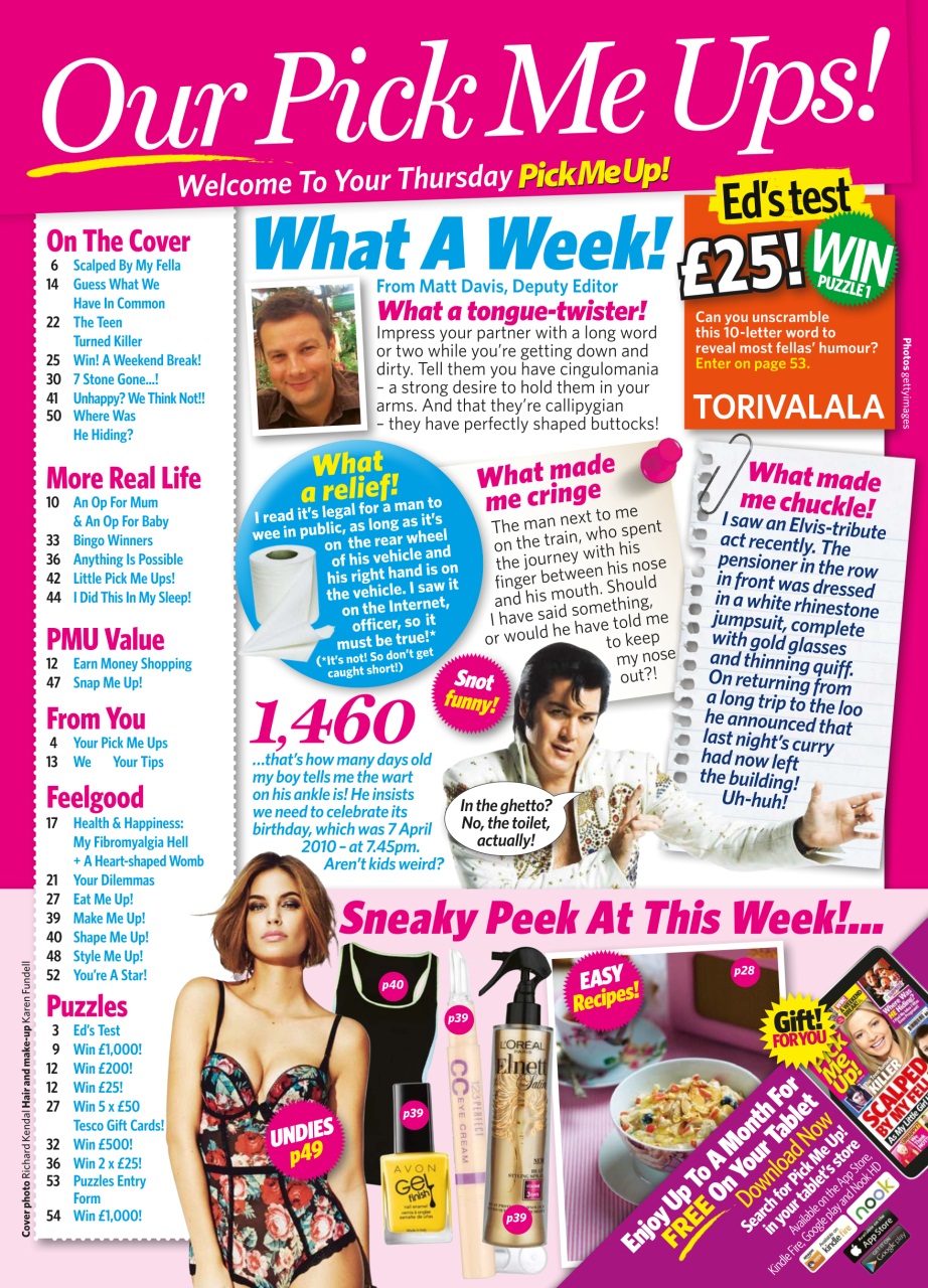 Pick Me Up Preview Pages