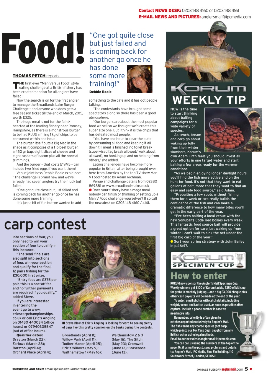 Anglers Mail Preview Pages