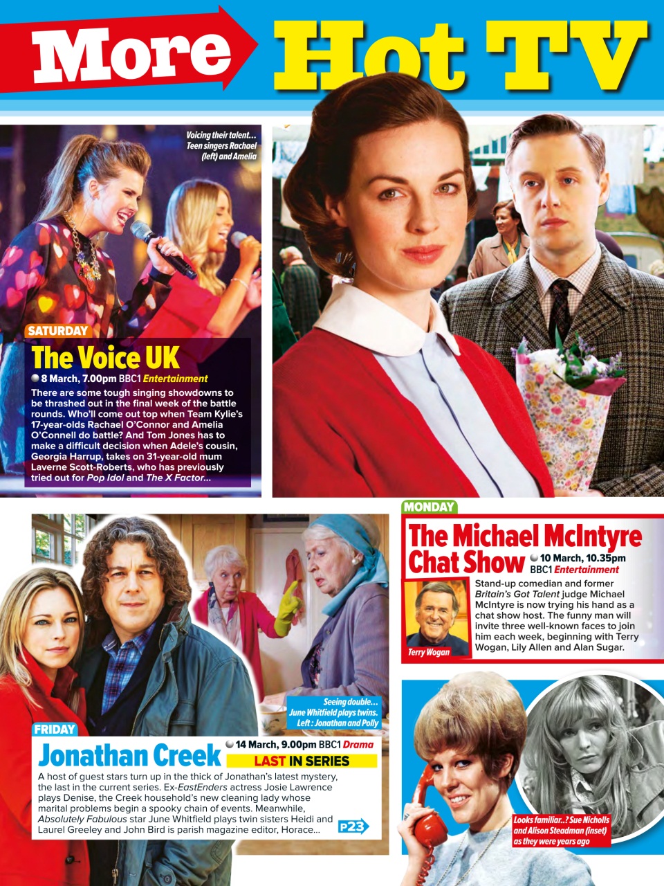 What's on TV Preview Pages