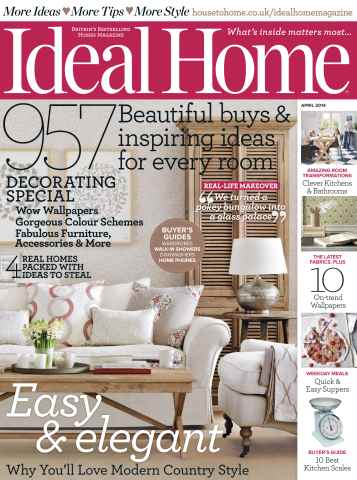 Ideal Home issue April 2014
