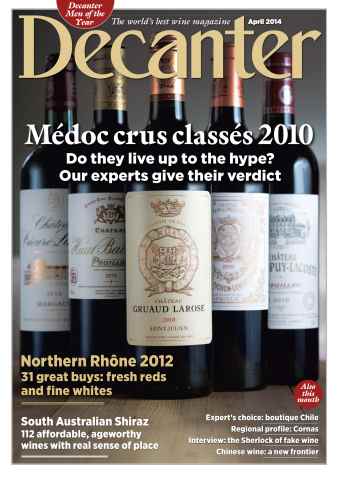 Decanter issue April 2014