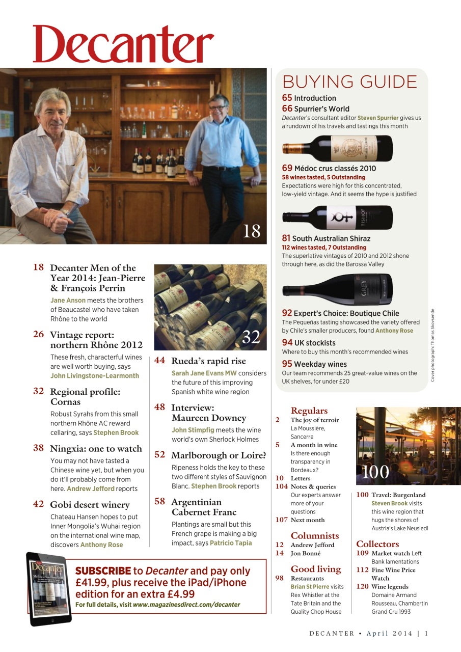 Decanter Preview Pages