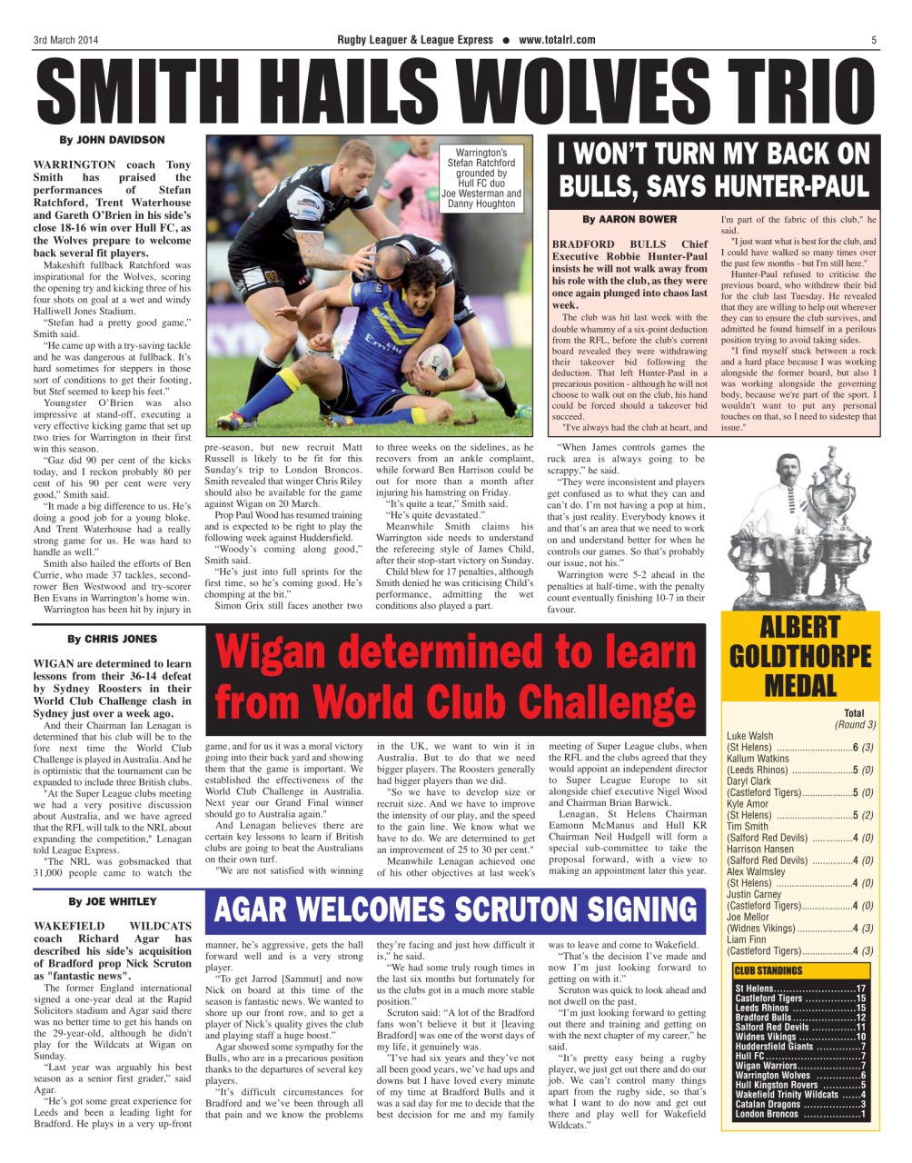 League Express Preview Pages