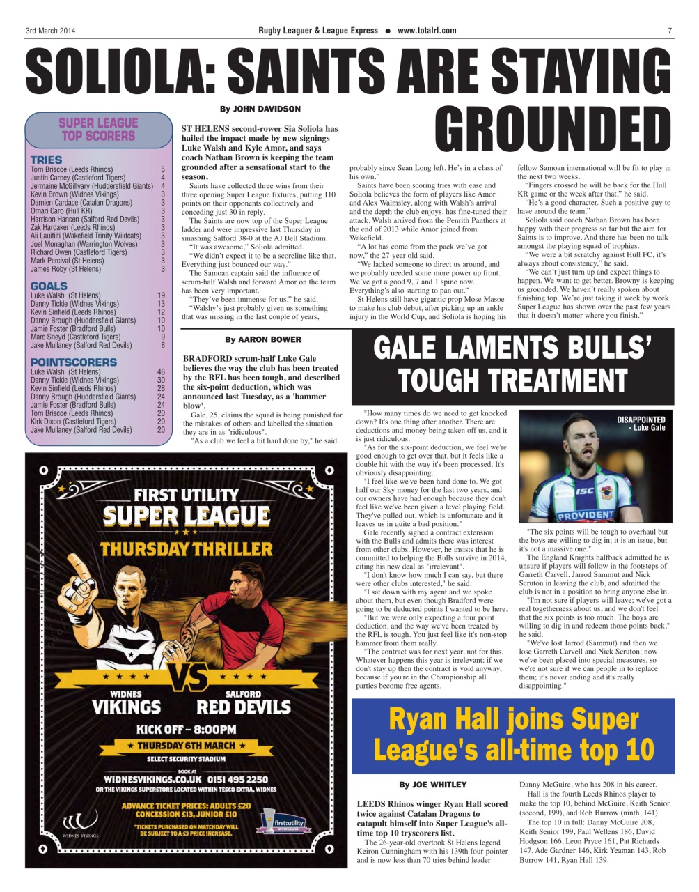 League Express Preview Pages