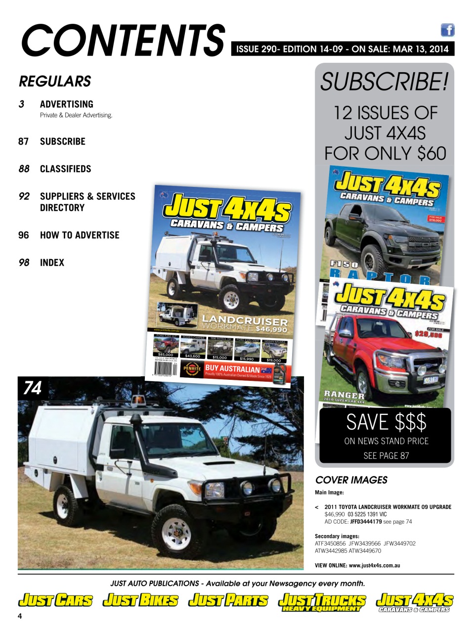 JUST 4X4S Preview Pages
