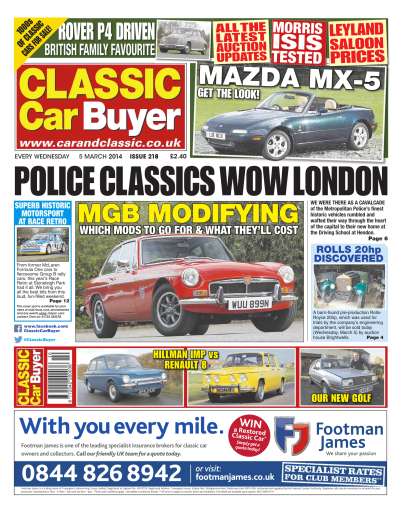 Classic Car Buyer issue 