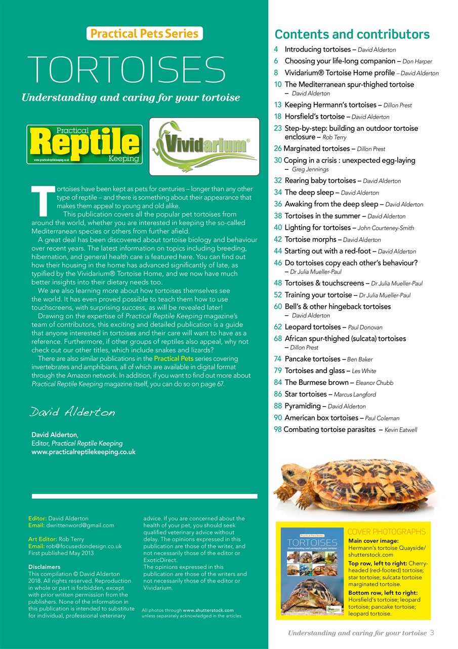 Practical Reptile Keeping Preview Pages