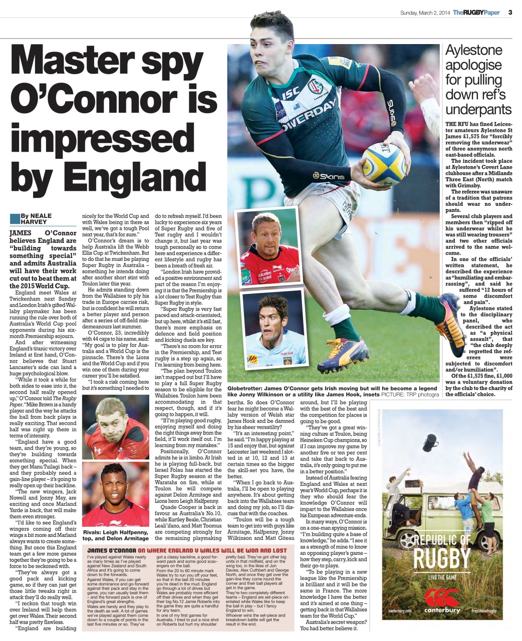 The Rugby Paper Preview Pages