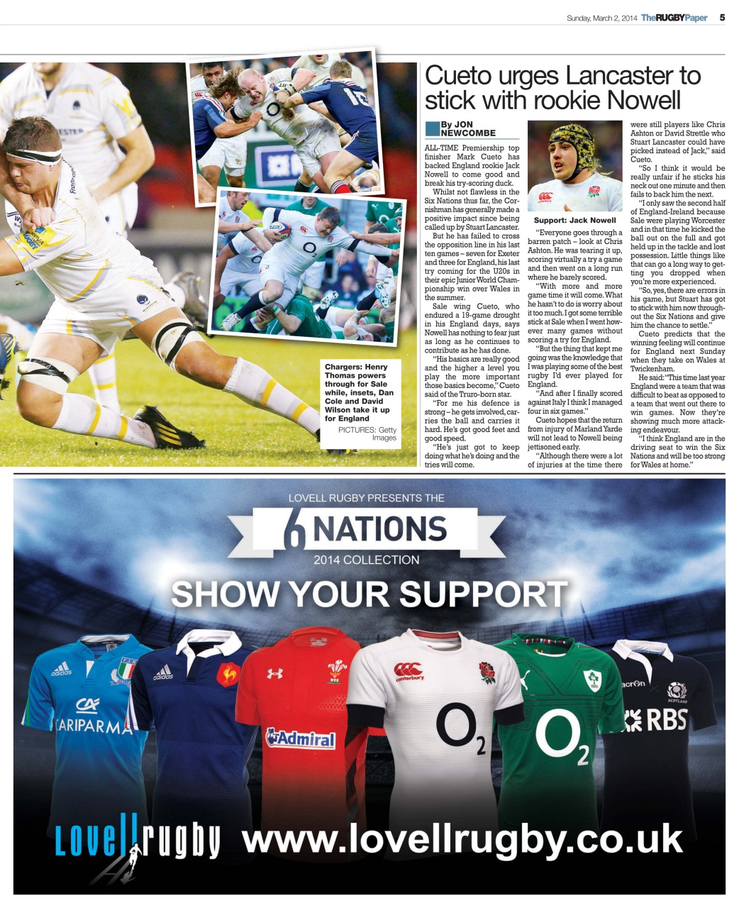 The Rugby Paper Preview Pages
