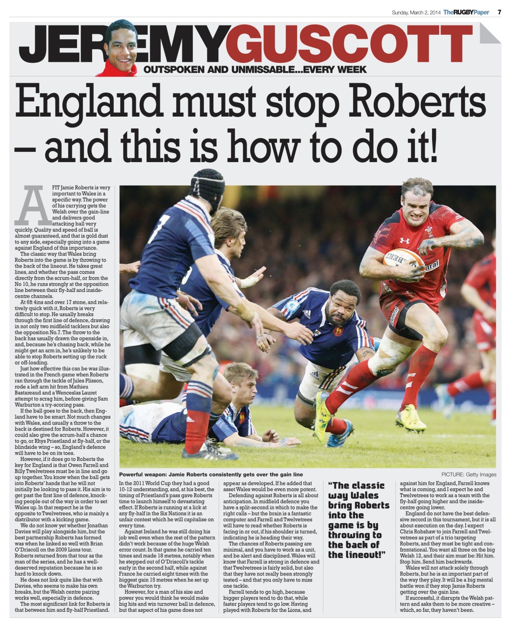 The Rugby Paper Preview Pages