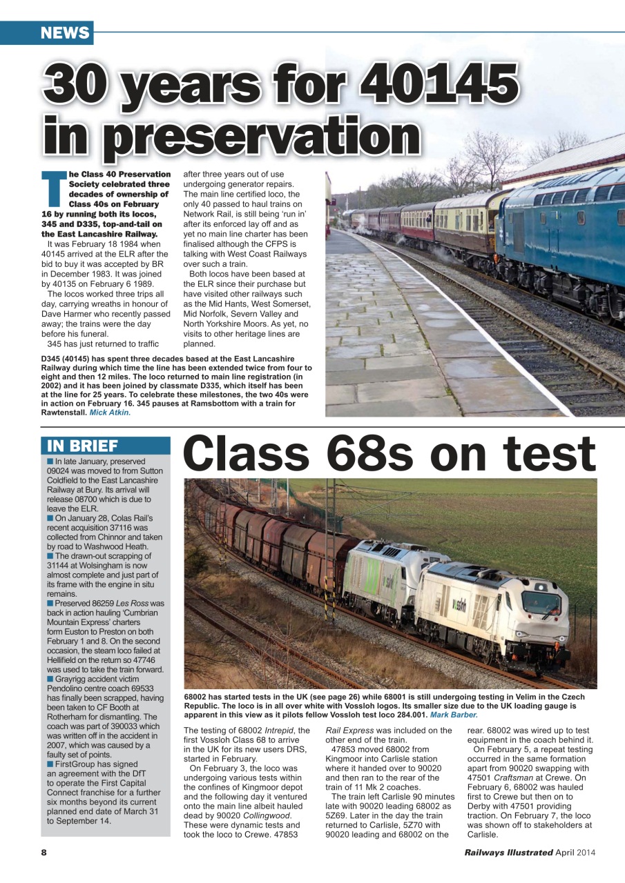Railways Illustrated Preview Pages
