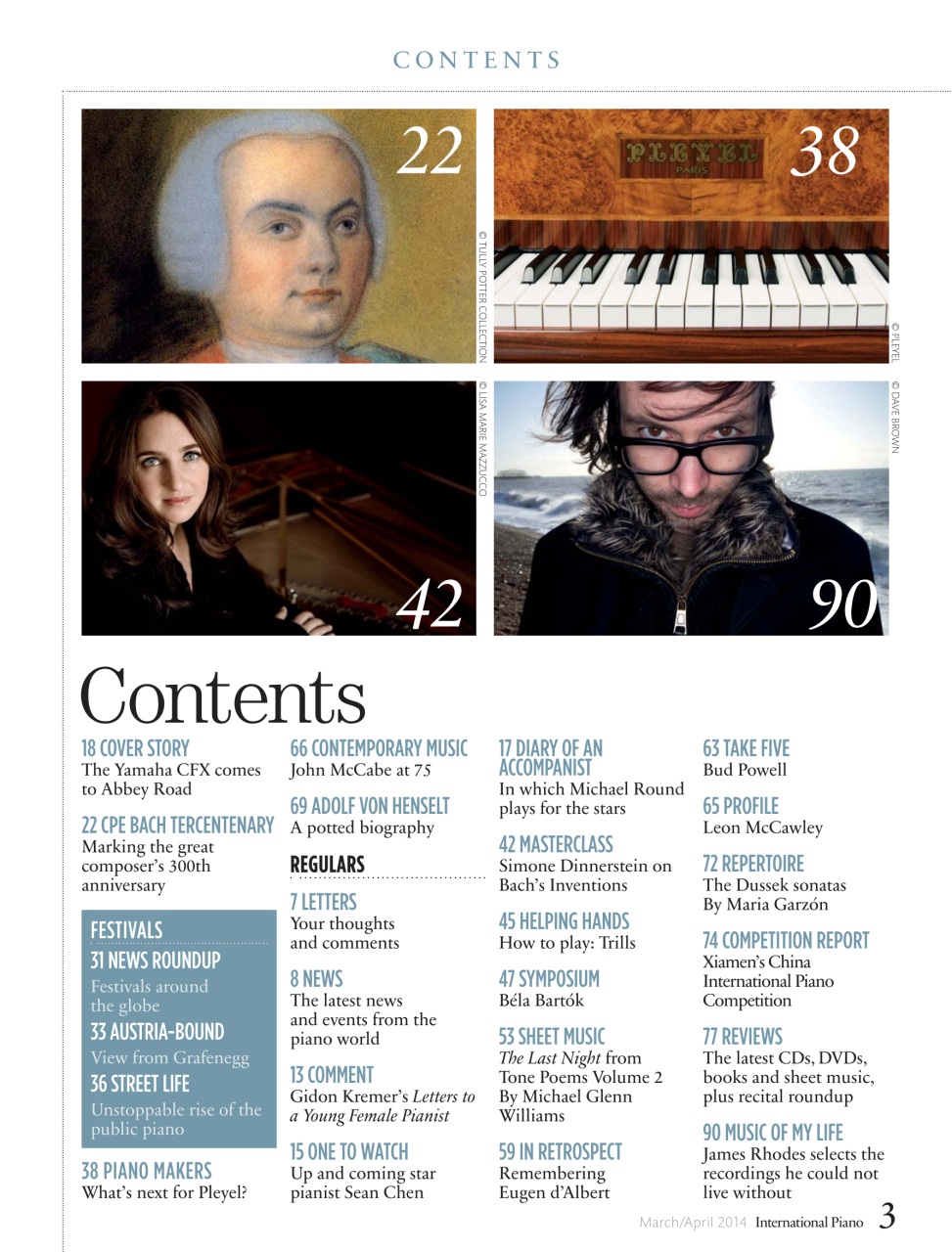 International Piano Preview Pages