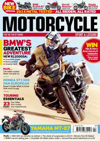 Motorcycle Sport & Leisure issue April 2014