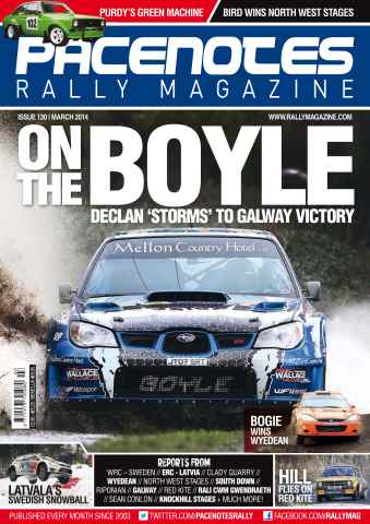 Pacenotes Rally magazine issue Issue 120 - March 2014
