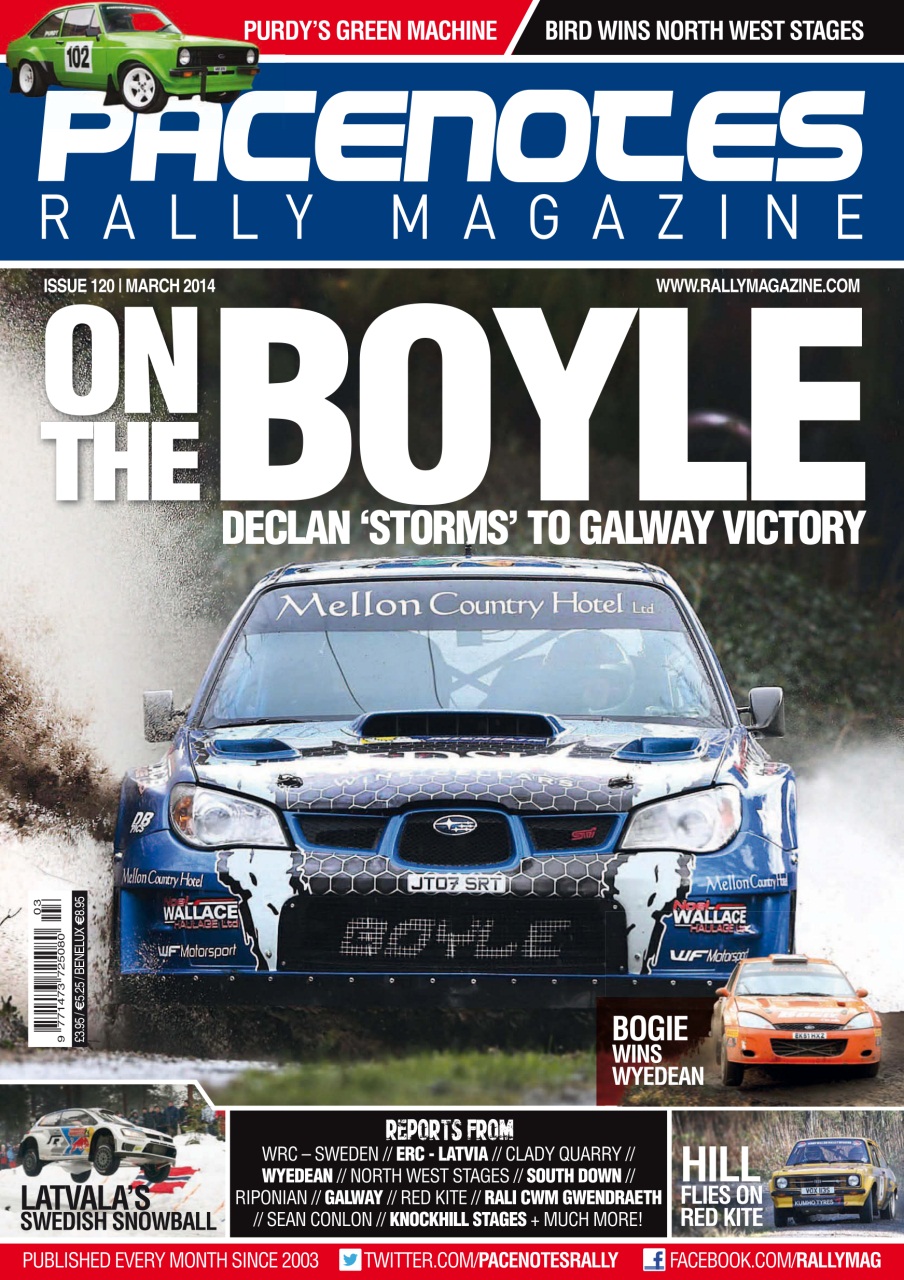 Pacenotes Rally magazine Preview Pages