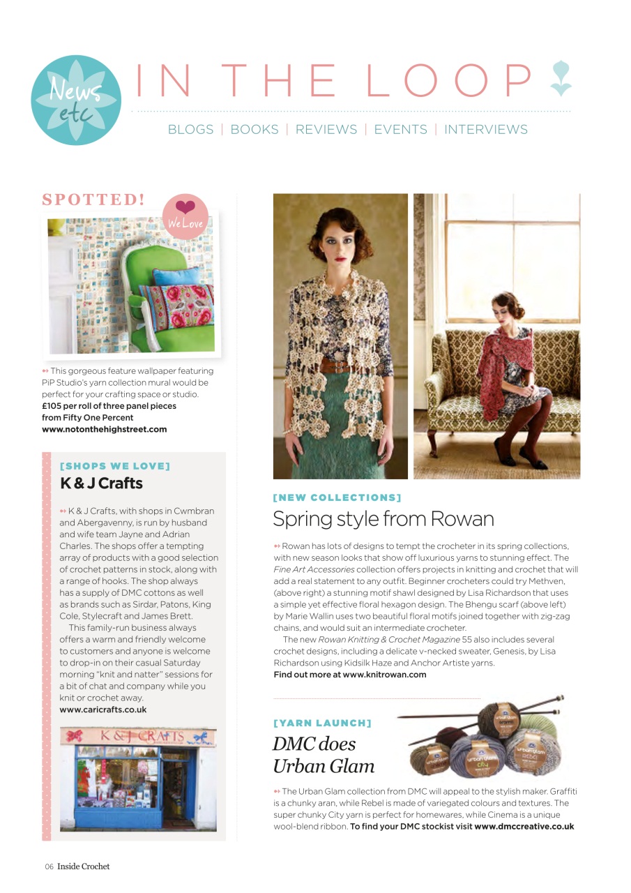 Inside Crochet Preview Pages