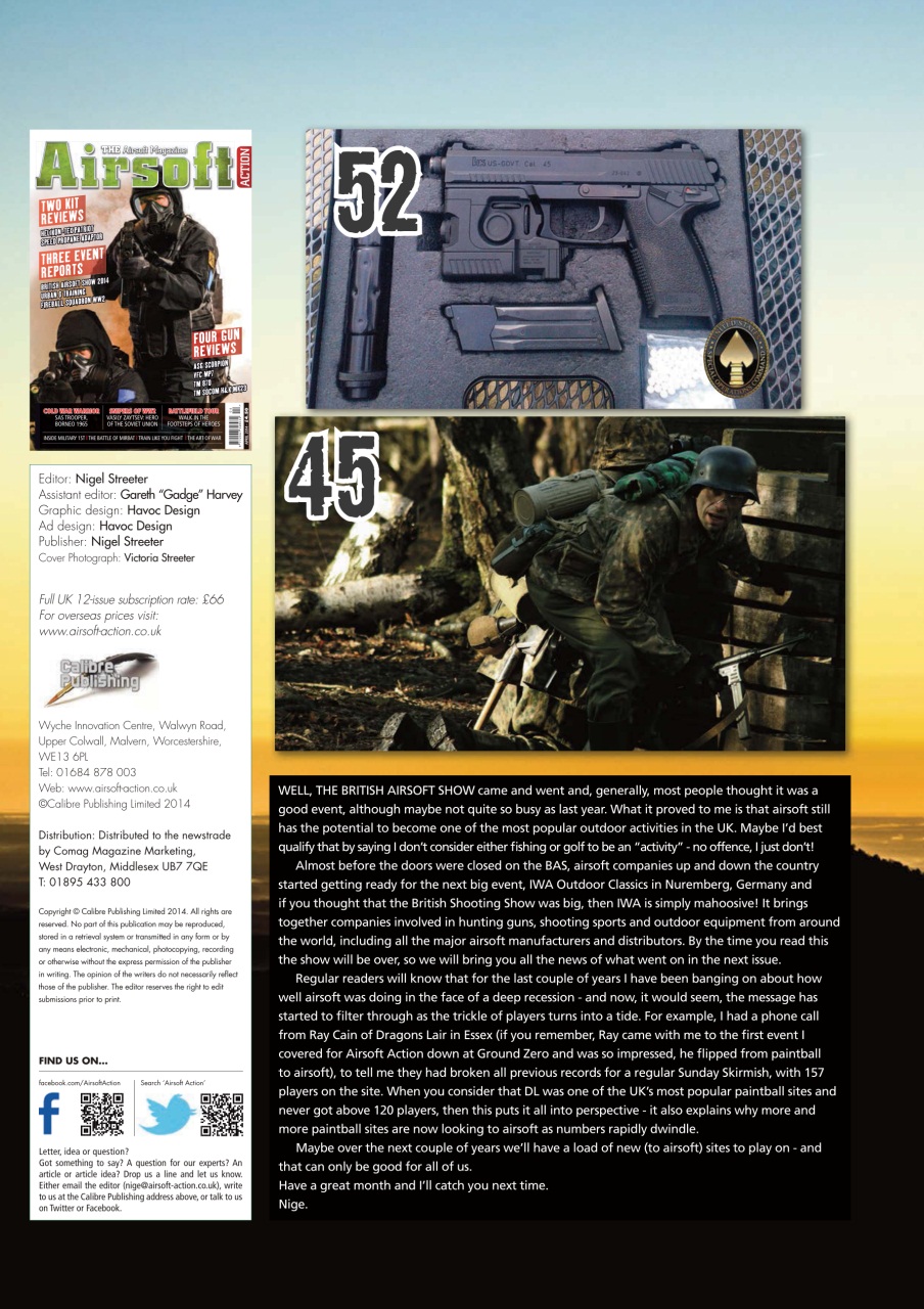 Airsoft Action Preview Pages