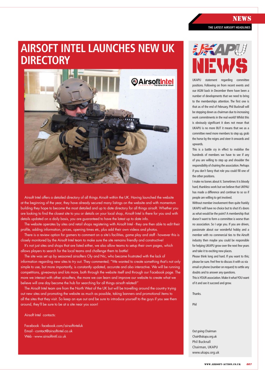 Airsoft Action Preview Pages