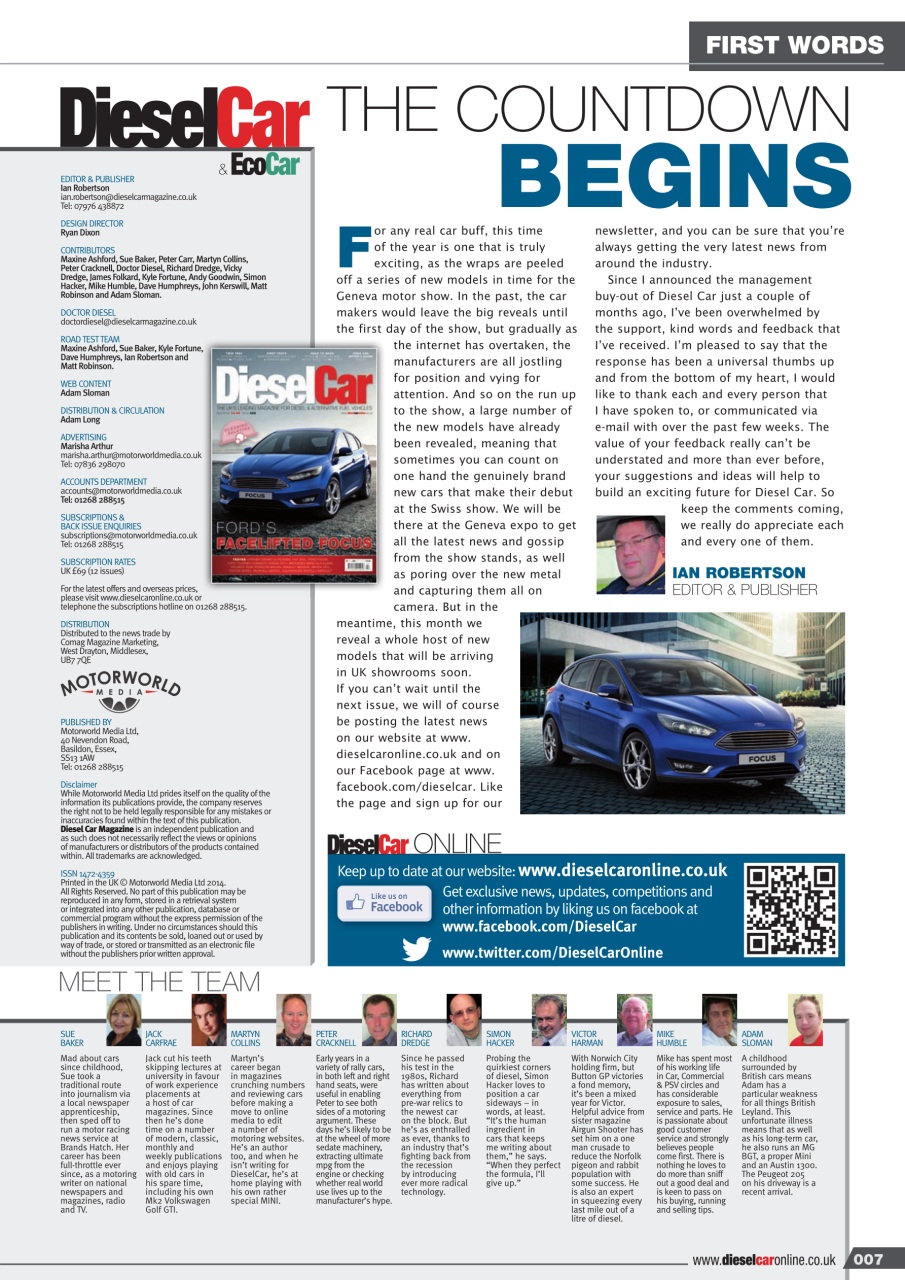 Diesel&EcoCar Magazine Preview Pages