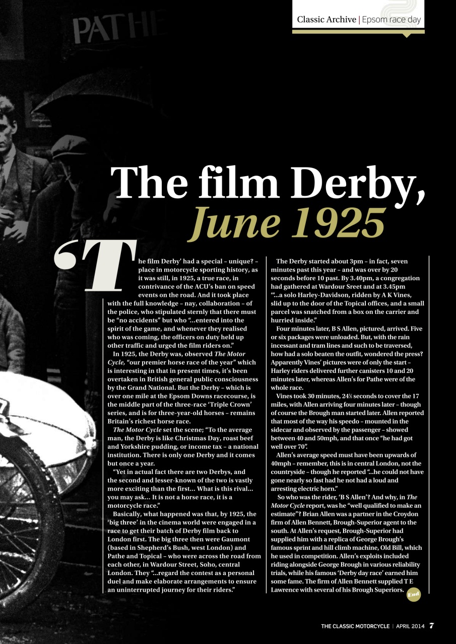 The Classic MotorCycle Preview Pages