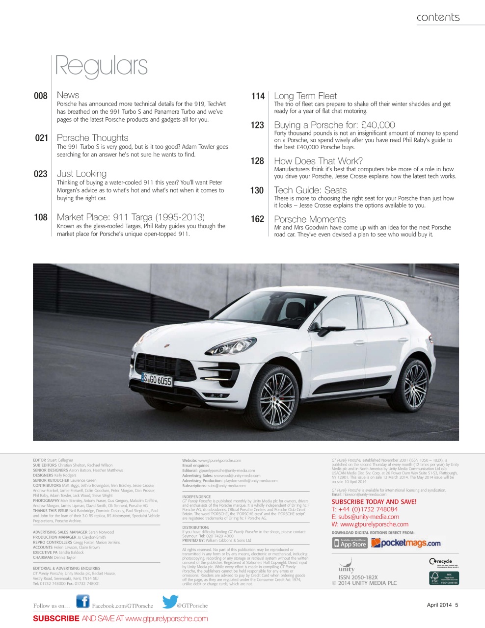 GT Porsche Preview Pages