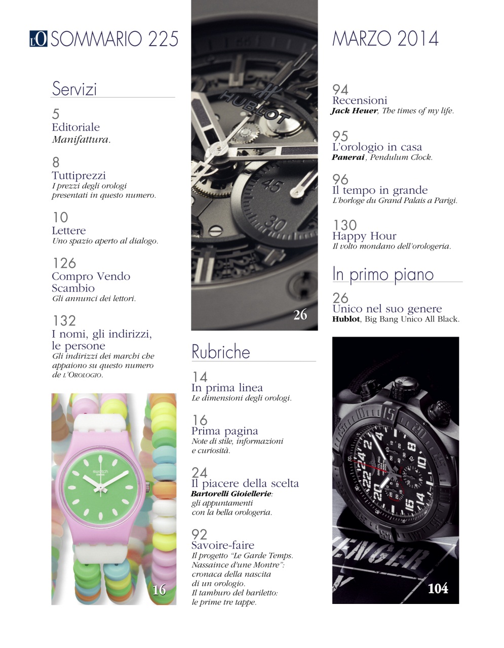 L'Orologio Preview Pages