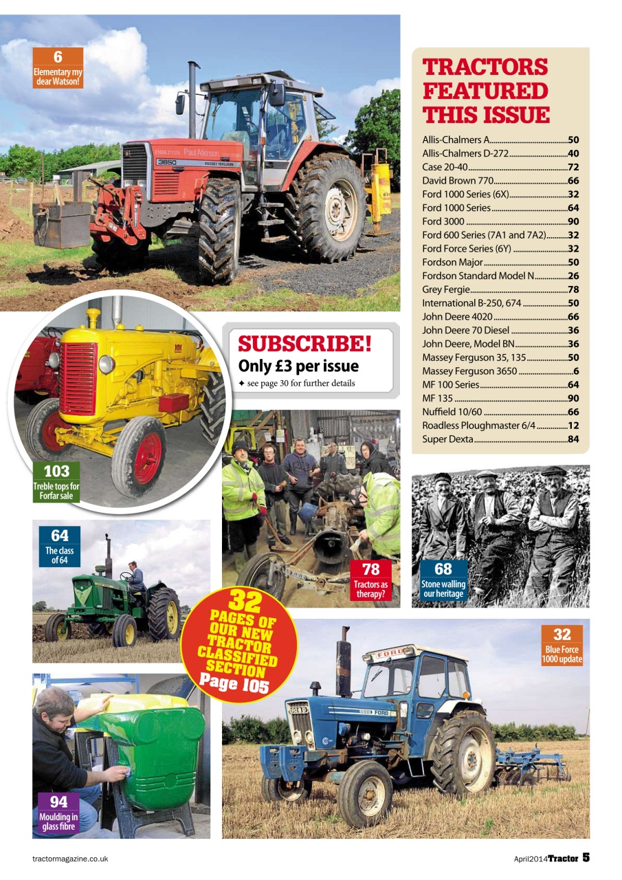 Tractor & Farming Heritage Magazine Preview Pages