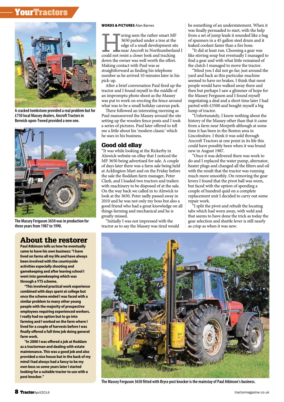 Tractor & Farming Heritage Magazine Preview Pages