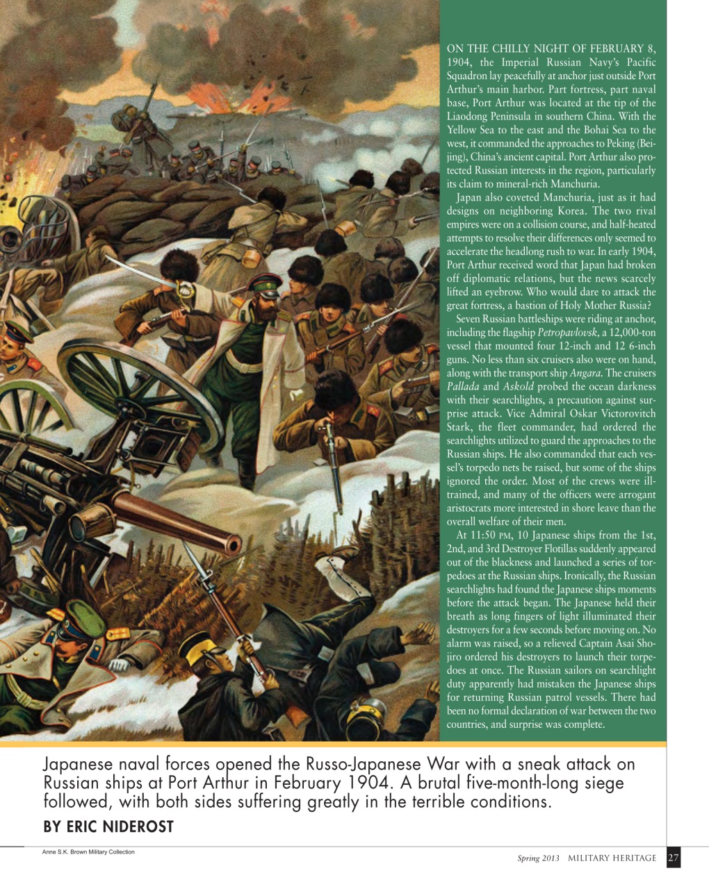 Military Heritage Preview Pages