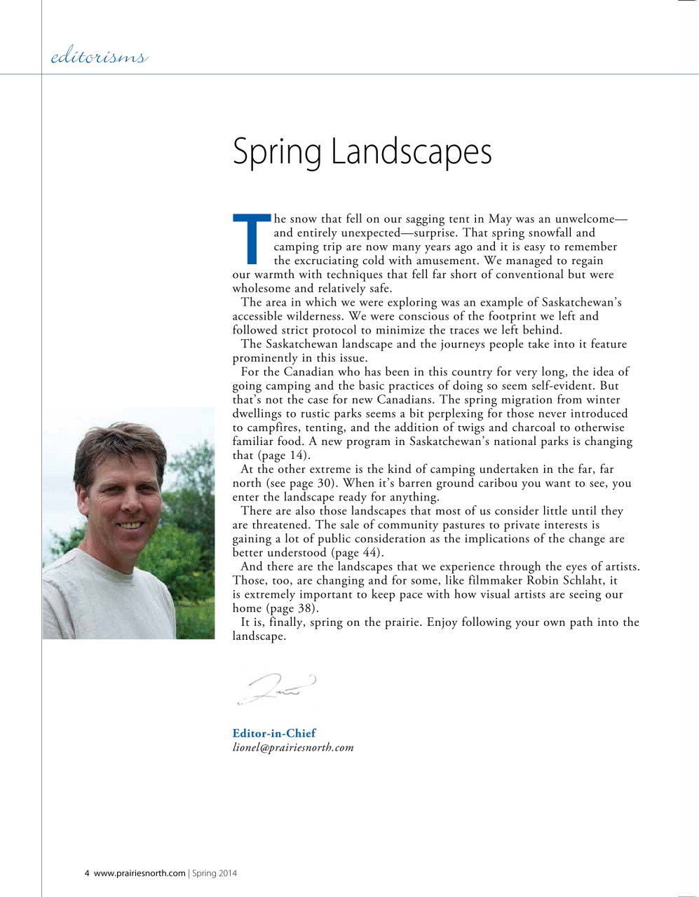 Prairies North Magazine Preview Pages