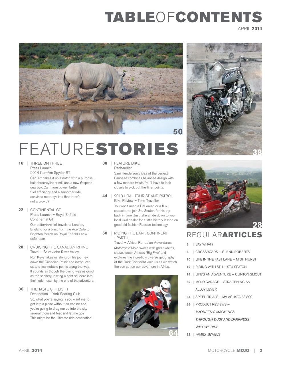 Motorcycle Mojo Preview Pages