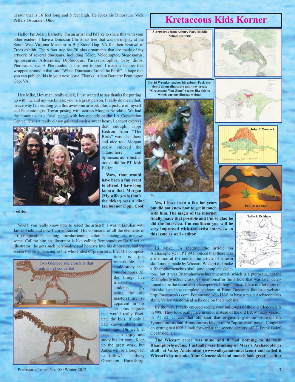 Prehistoric Times Preview Pages