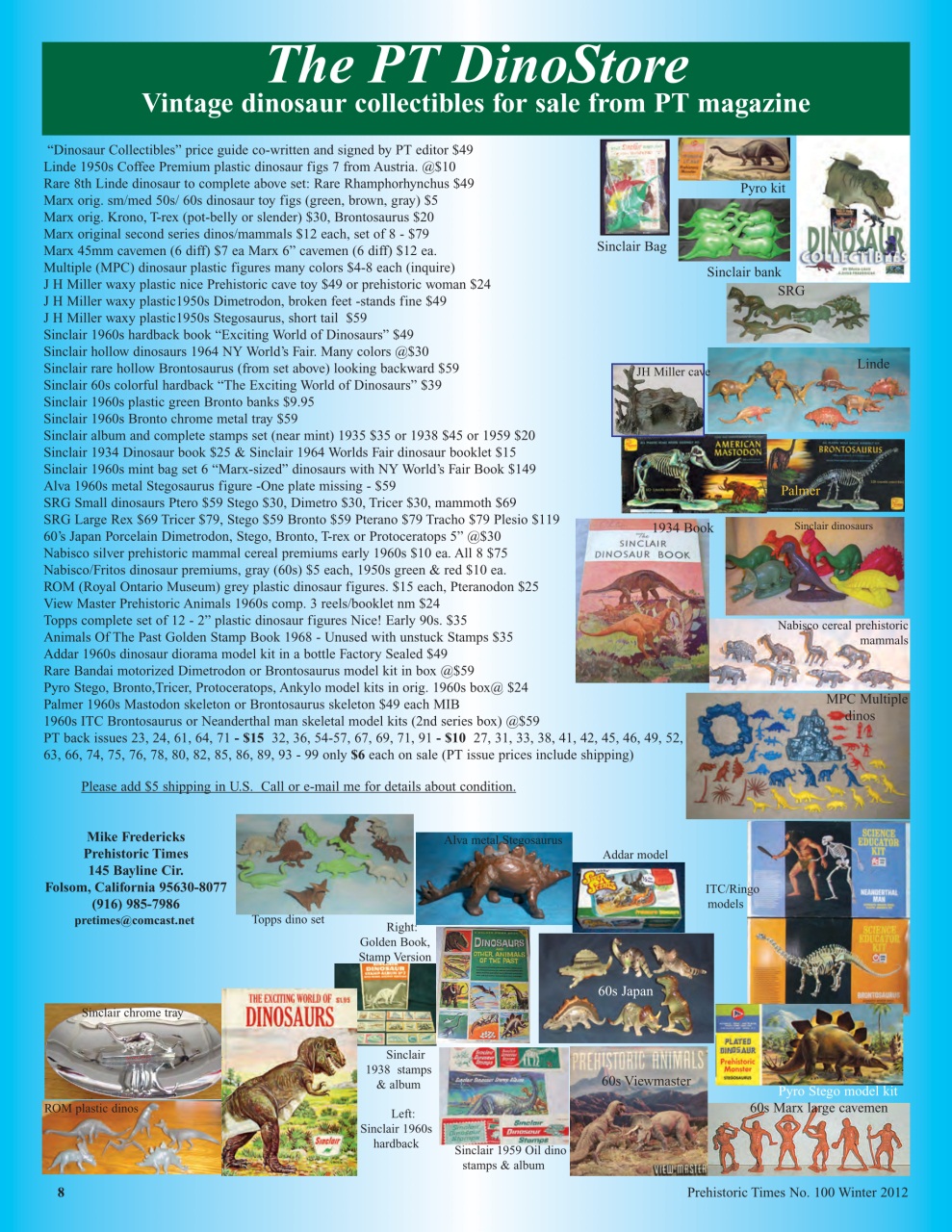 Prehistoric Times Preview Pages