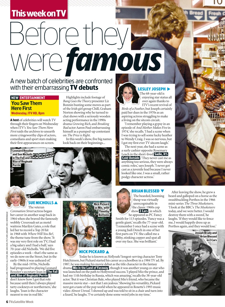 TV & Satellite Week Preview Pages