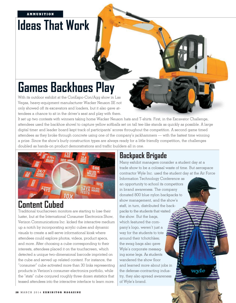 EXHIBITOR Magazine Preview Pages