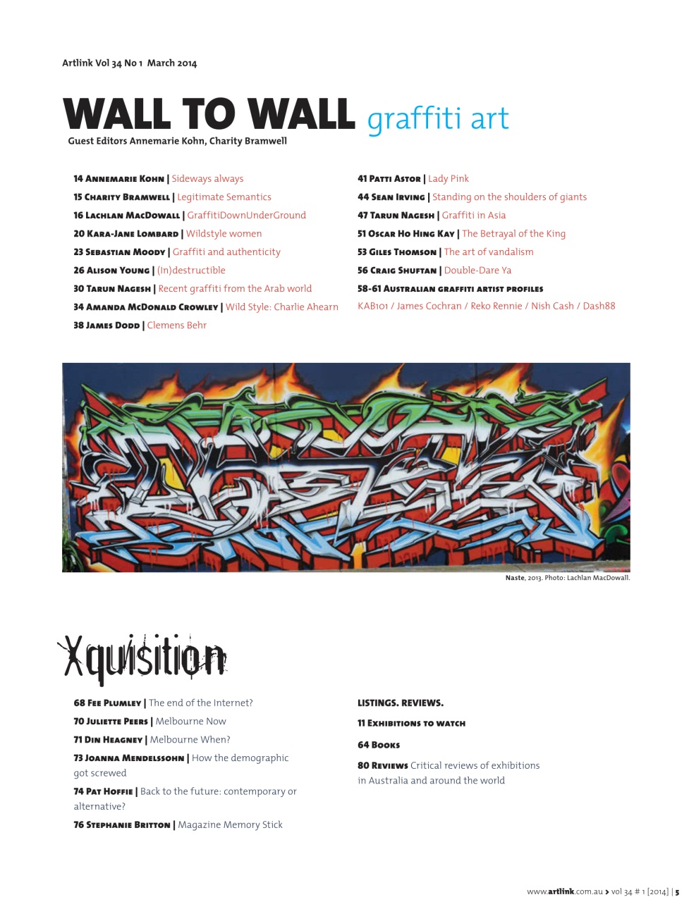 Artlink Magazine Preview Pages