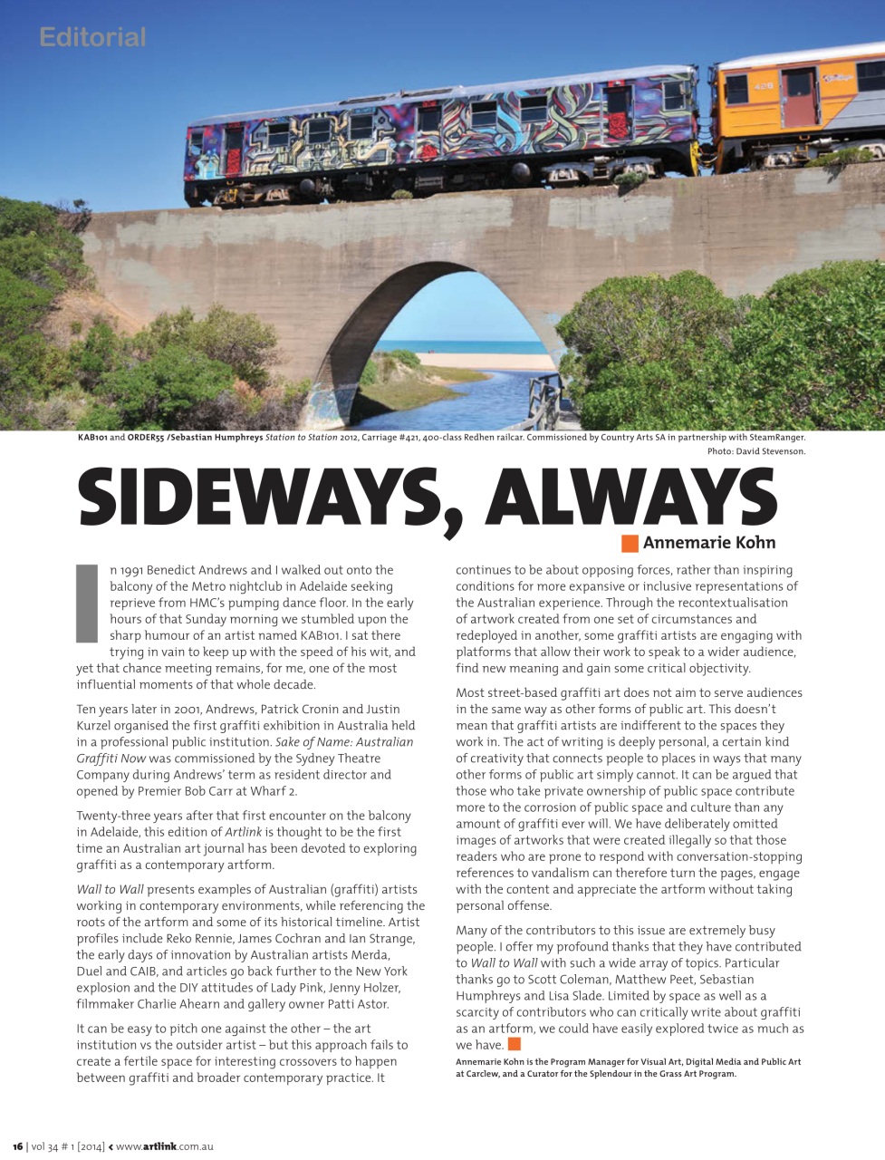 Artlink Magazine Preview Pages