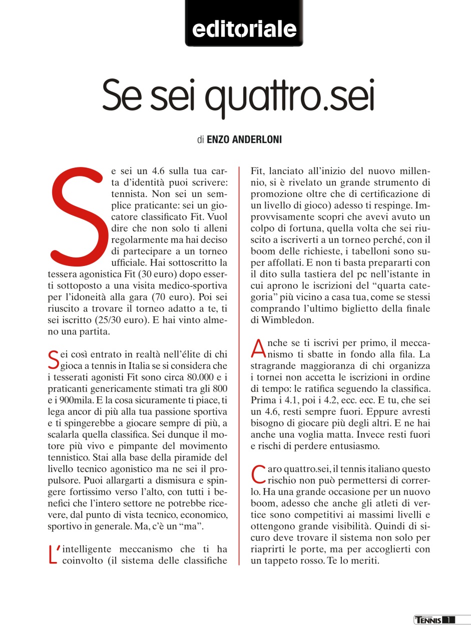 Il Tennis Italiano Preview Pages