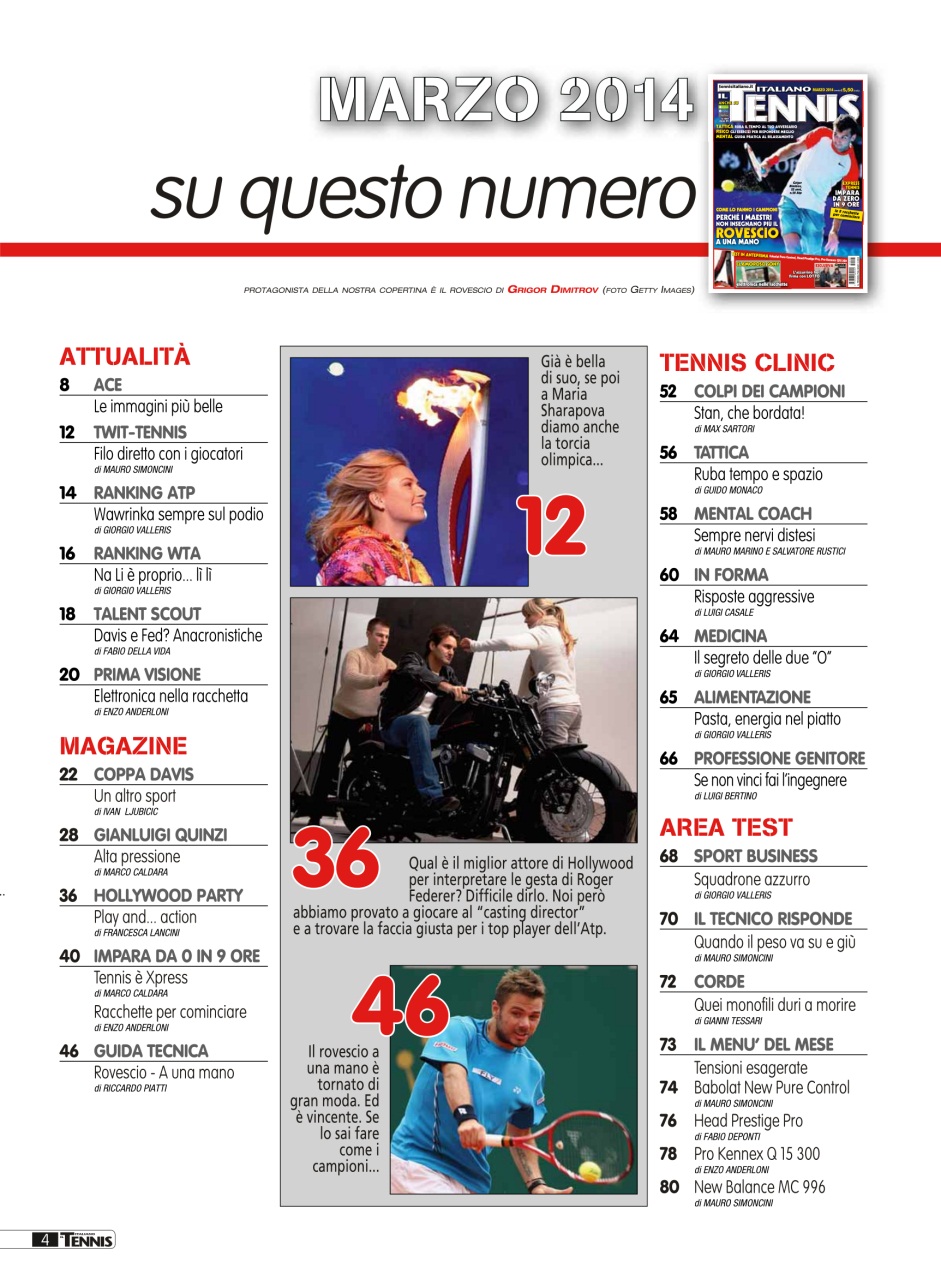 Il Tennis Italiano Preview Pages
