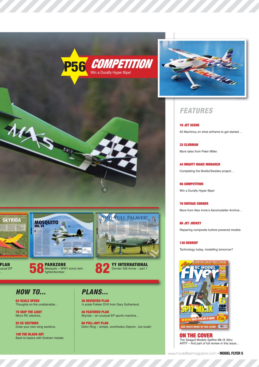 Radio Control Model Flyer Preview Pages