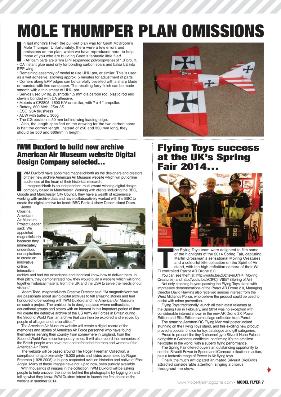 Radio Control Model Flyer Preview Pages