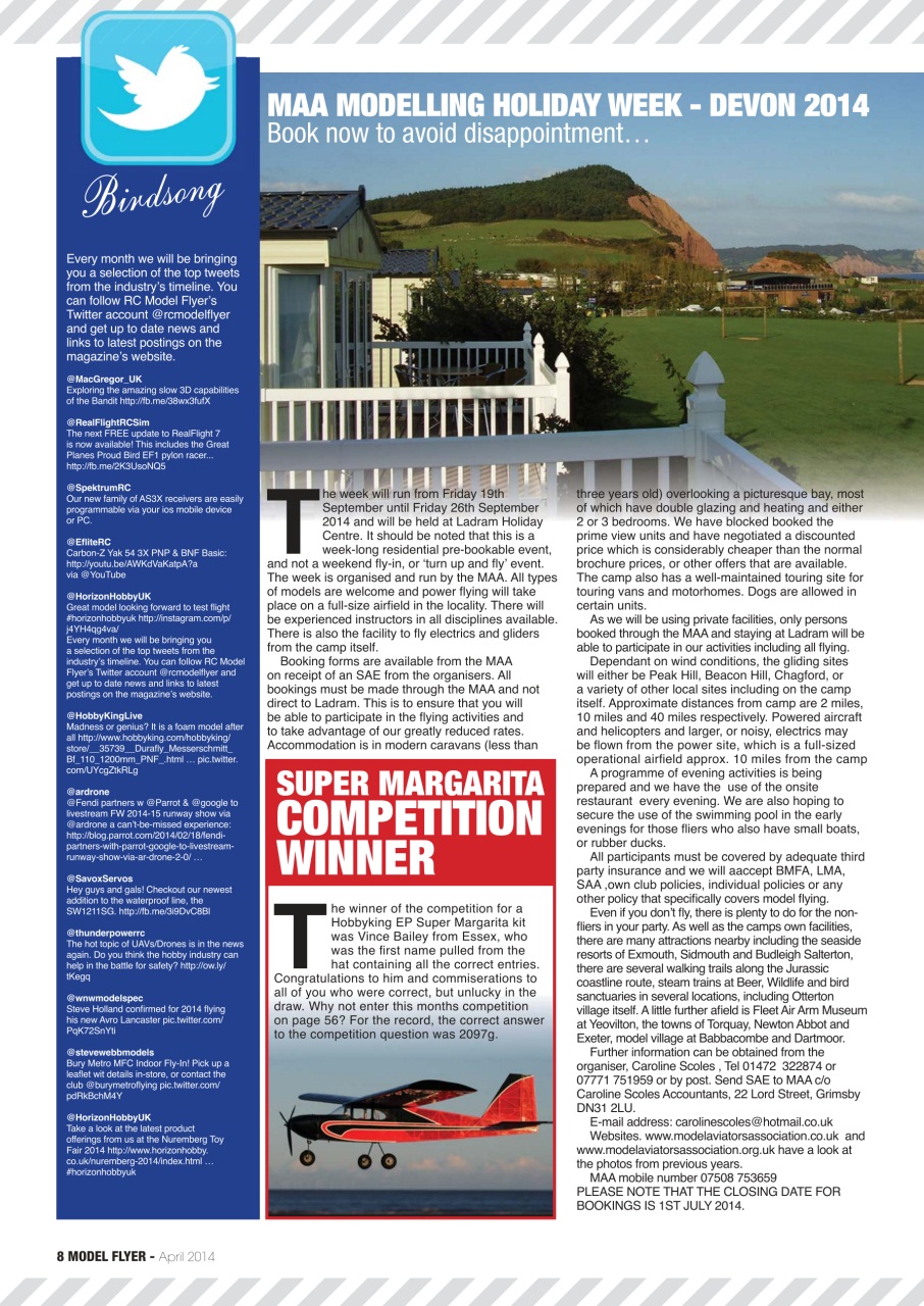 Radio Control Model Flyer Preview Pages