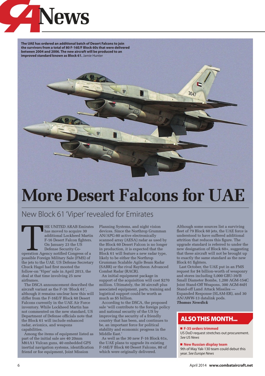 Combat Aircraft Journal Preview Pages