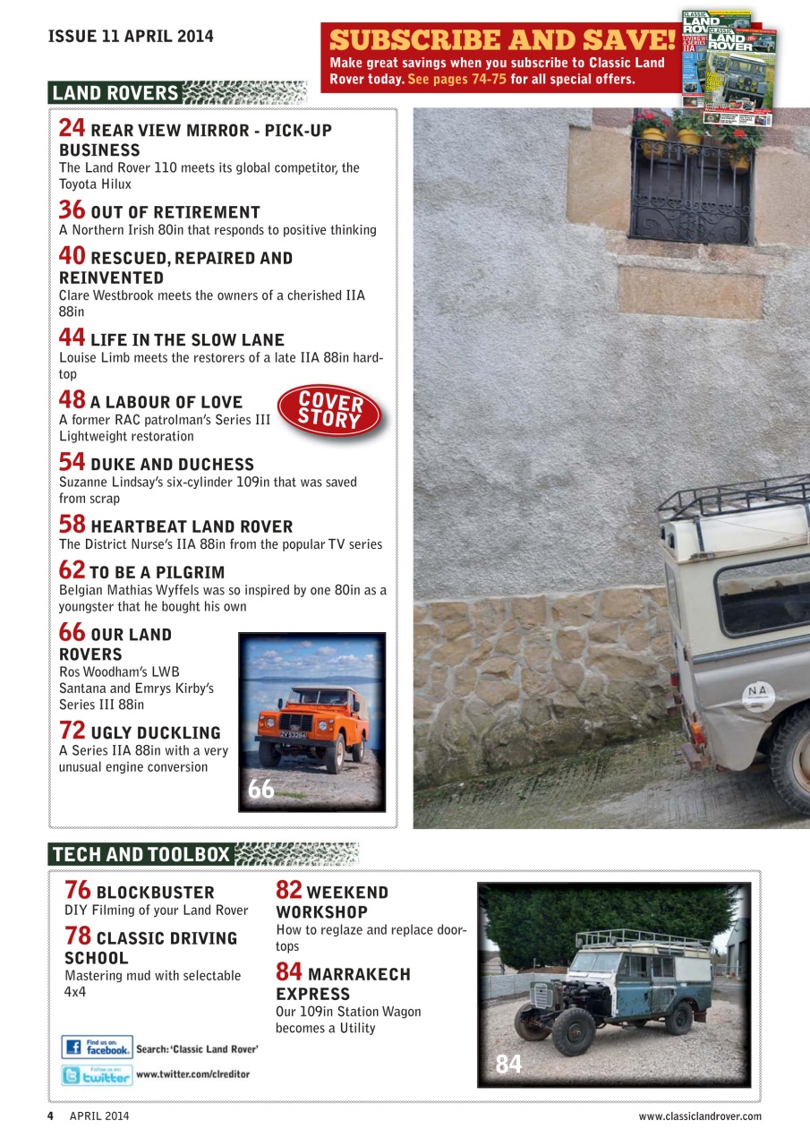 Classic Land Rover Magazine Preview Pages